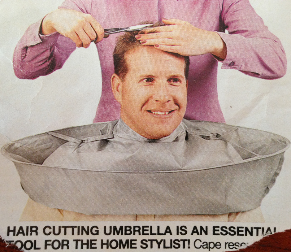 hair cutting umbrella